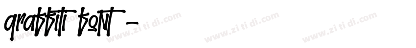 graffiti font字体转换